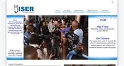 Desktop Screenshot of iser-uganda.org